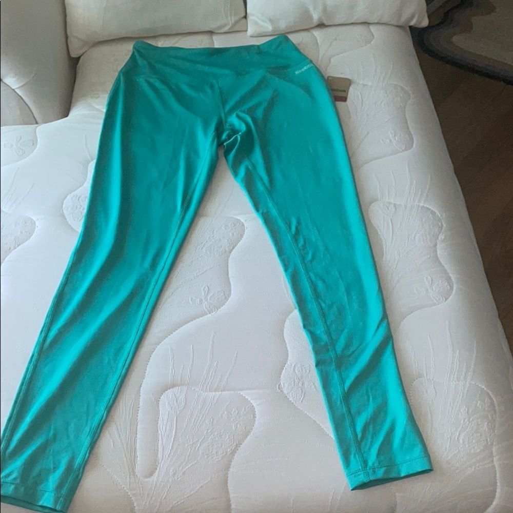 Reebok Sea Green Performance Fit Workout Pants